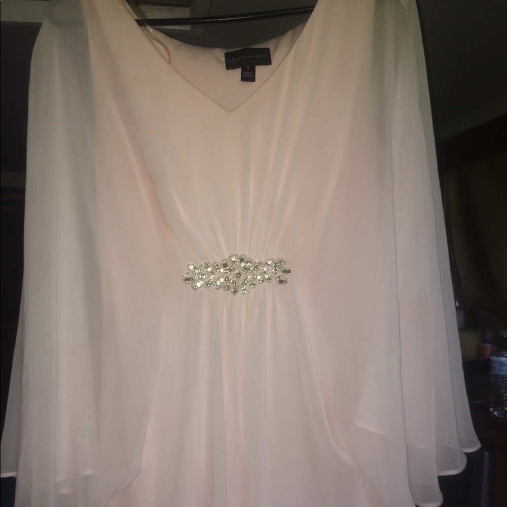 A beautiful pink dress